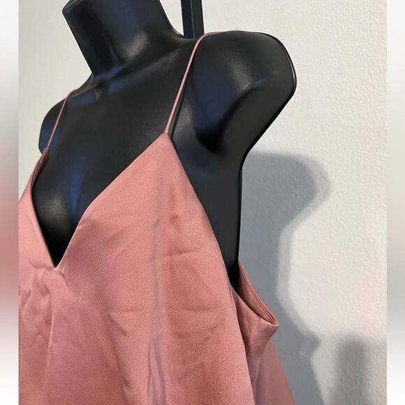 NWT $295 Shona Joy Luxe Cocktail Frill Dress - Rose Size 10 SJ3499 - Picture 5 of 9